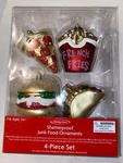Holiday Home New Junk Food Christmas Ornaments Pizza Fries Taco Burger. Fixed Price $13.99.