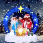 Glimin 6 Ft Christmas Nativity Scene Decoration Shown The Picture. Fixed Price $93.82.