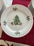 52 Pc Vintage Usa Homer Laughlin Holiday Hostess Christmas Dinnerware Set Mcm. Fixed Price $500.00.