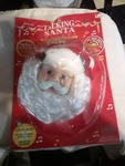 Vintage Telco Talking Musical Santa 1995 Motion Activated Wall Christmas Decor. Fixed Price $22.50.