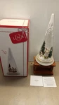 Lenox 11" Snowman Lit Glass Cone Merry And Magic Sledding. New With Original Box. Fixed Price $39.98.