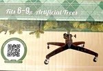 Treekeeper Rolling Stand For 6-9" Artificial Wheeled-open Box-read. Fixed Price $29.99.