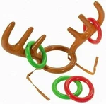 Inflatable Reindeer Antler Hat Ring Toss Game Christmas Party Xmas Kid Gift Toys. Fixed Price $6.70.