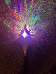 Kringle Express Christmas Lightshow Up Moving Projector Tree Topper. Fixed Price $25.99.