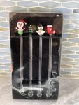 Bombay 4 Piece Glass Holiday Christmas Swizzle Sticks Cocktail Stirrers Set Of. Fixed Price $14.99.