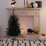 Northlight 3FT Black Noble Spruce Artificial Halloween Tree, Orange Lights. Fixed Price $50.39.
