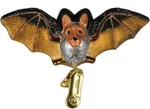 Bat Clip On Blown Glass Christmas Ornament By Old World #12308. Fixed Price $20.99.