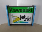 Kawasaki Jet Ski Led Display Light Up Sign Box. Fixed Price $125.00.