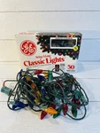 Vintage String-a-long Classic Christmas 50 Assorted Colored Lights Tested. Fixed Price $19.99.