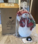 Vtg Avon Fiber Optic Light-up Snowman Holiday Christmas Color Changing 16 Box. Fixed Price $54.95.
