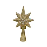 Kurt Adler Gold Glitter Polaris Star Projector Christmas Treetop, 13.5IN. Fixed Price $34.32.