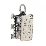 Sterling Silver Hope Chest Charm - 925 Love Keepsake Lid Opens. Fixed Price $34.99.