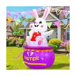 Vikimora 5FT Easter Bunny Inflatable Outdoor Decorations Build-in Led Lights,.... Fixed Price $62.68.