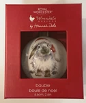 Royal Worcester Wrendale Designs By Hannah Bauble Bunny Christmas Ornament. Fixed Price $11.99.