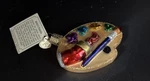 Old World Christmas Glass Blown Ornament, Artist's Palette Excellent Condition. Fixed Price $14.99.