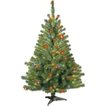 Pre-lit Artificial Christmas Tree Green 4FT Kincaid Spruce Multicolor Lights. Fixed Price $169.98.