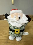Gemmy Rare Army Suit Wobbler Santa Animated Walk Sing Ll Be Home For Christmas. Fixed Price $27.16.