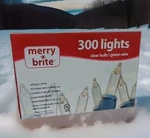 Merry Brite 300 Ct Mini Clear 83' Christmas Lights Green Wire Outdoor Indoor New. Fixed Price $12.99.