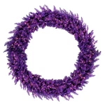 5' Purple Ashley Spruce Christmas Wreath Clear Lights. Fixed Price $285.49.