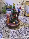 Moments Time Christmas Musical Figurine With Young Kids Decorating Tree.. Fixed Price $15.00.