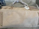 Pottery Barn Kids Monique Lhuillier Jolie Diaper Bag Baby Blush Pink Monogram. Fixed Price $58.00.