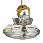 Downton Abbey - Teapot Set Ornament By Kurt Adler Inc.. Fixed Price $39.95.