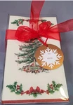 Cr Gibson Spode Christmas Tree 40 3-PLY Napkins Guest Towels W/clear Gift Box. Fixed Price $15.50.