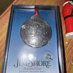 Jim Shore Santa Heartwood Creek Hanging Ornament Aluminum 16762121 Iob Signed. Fixed Price $19.99.