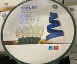 Ge Staybright 150-COUNT 37.2-FT Constant White C5 Led Christmas String Lights. Fixed Price $27.99.