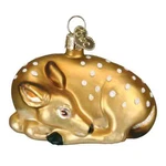 Old World Christmas Fawn (12201) Glass Ornament W/owc Box. Fixed Price $15.99.