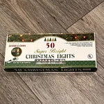 Vtg Everglow Extend-a-lights 50 Indoor/outdoor Super Bright Tested -new. Fixed Price $12.00.