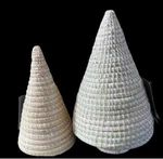 Nwt Threshold Woven Table Top Trees Set Of 2 Cream. Fixed Price $40.00.