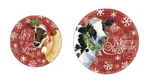 Punch Studio H8 Christmas Kitchen Dining Party Paper Plates - Joy To The Farm. Fixed Price $6.74.
