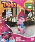 Poppy Trolls 5 Feet Airblown Inflatable Dreamworks Candy Cane Christmas. Fixed Price $65.00.