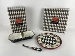 Grasslands Road Holly Days Christmas Divided Serving Dish & Platter W/knife. Fixed Price $65.99.
