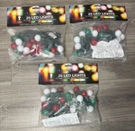 Sets -vickerman 16' Opaque Ceramic Led G30 Light In Red/white/green. Fixed Price $49.95.