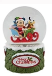 New Disney Traditions "laughing All The Way" Snow Globe Mickey & Pluto 6009581. Fixed Price $49.00.