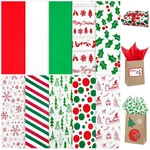 Aouetnay 150 Sheets Christmas Tissue Paper For Gift Bags, Holiday Wrapping Ti.... Fixed Price $35.64.