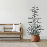 Northlight 7.5' Flocked Noble Fir Artificial Christmas Tree - Unlit. Fixed Price $299.49.