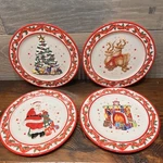 Christopher Radko Plates Set Twas The Night Before Christmas Salad Dessert 4. Fixed Price $38.76.