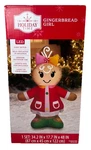 Holiday Time Gingerbread Girl Christmas Inflatable Yard Decoration 48 Airblown. Fixed Price $32.79.