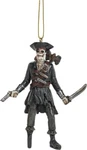 Ghost Pirate Skeleton Skull Christmas Halloween Tree Ornament. Fixed Price $13.99.