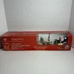 Ge Holiday Classics Santa Sleigh 13 Reindeer Lights Tree Hanging 7.5FT Vtg 2003. Fixed Price $45.99.
