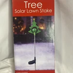 32 Lighted Christmas Tree Solar Yard Stake Home For The Holidays Outdoor. Fixed Price $5.00.