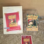 Holiday Advice Booth Lucy Peanuts Hallmark Keepsake Ornament 2003. Fixed Price $34.95.