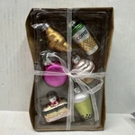 Mini Glass Christmas Ornaments Set Of 6 Pc. Fixed Price $11.68.