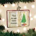 Old World Christmas The Night Before Glass Ornament 32381. Fixed Price $32.88.
