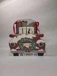 Days Till Christmas Red Truck Block Countdown Calendar Primitives By Kathy Nwt. Fixed Price $12.00.