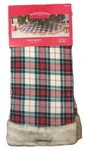 Wondershop At Target 48" Plaid With Fur Trim Christmas Tree Skirt- Brand New!. Fixed Price $18.99.