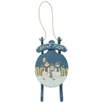 Novelties Gifts 1256649 16-1/2" Hand Painted Wood "snow Magic" Sled Wall. Fixed Price $35.64.